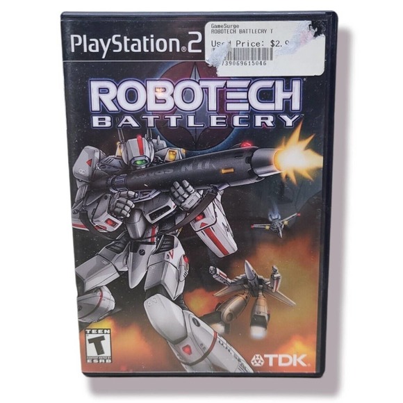 Robotech Battlecry PlayStation 2 PS2 2002 Black Label CIB Complete - EXCELLENT - Picture 1 of 3